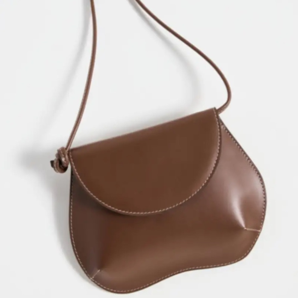 Little Liffner Pebble Mini Bag- Brown